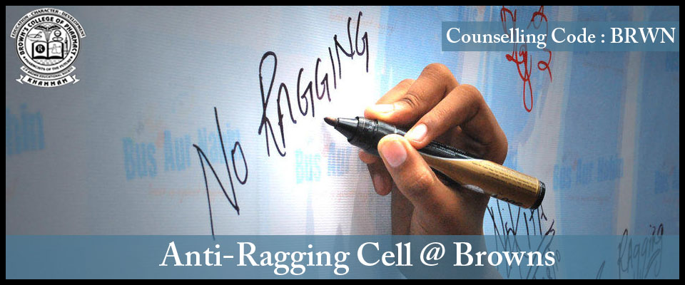 Anti-Ragging Cell @ Browns